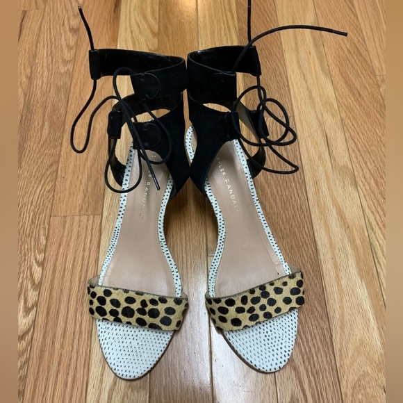 Loeffler Randall‎ Cheetah Print Stappy Sandal - Picture 2 of 4
